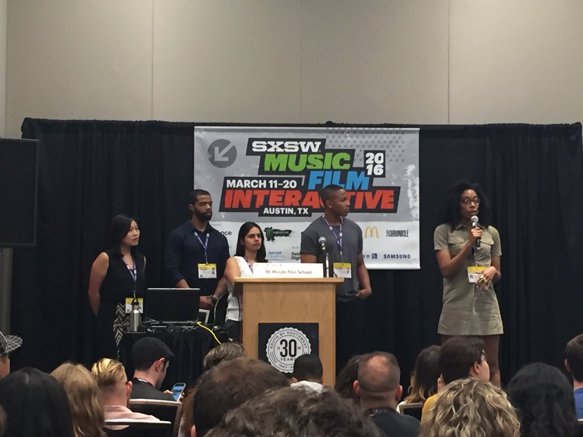 So proud of my <a href="/NYUStern/">NYU Stern</a> classmates presenting at #SXSW on independent film distribution!
