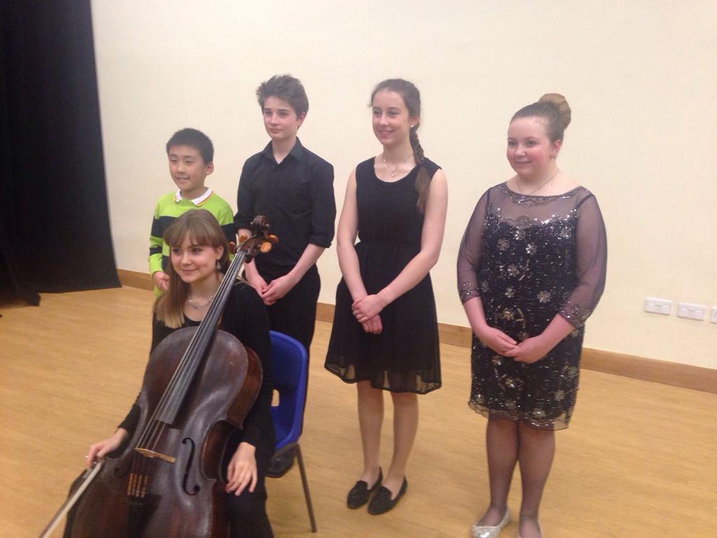HCFMSD's tweet image. And the Young Musician of the Festival is Maria Marshall (seated) shown with the other finalists
#HCFMSD