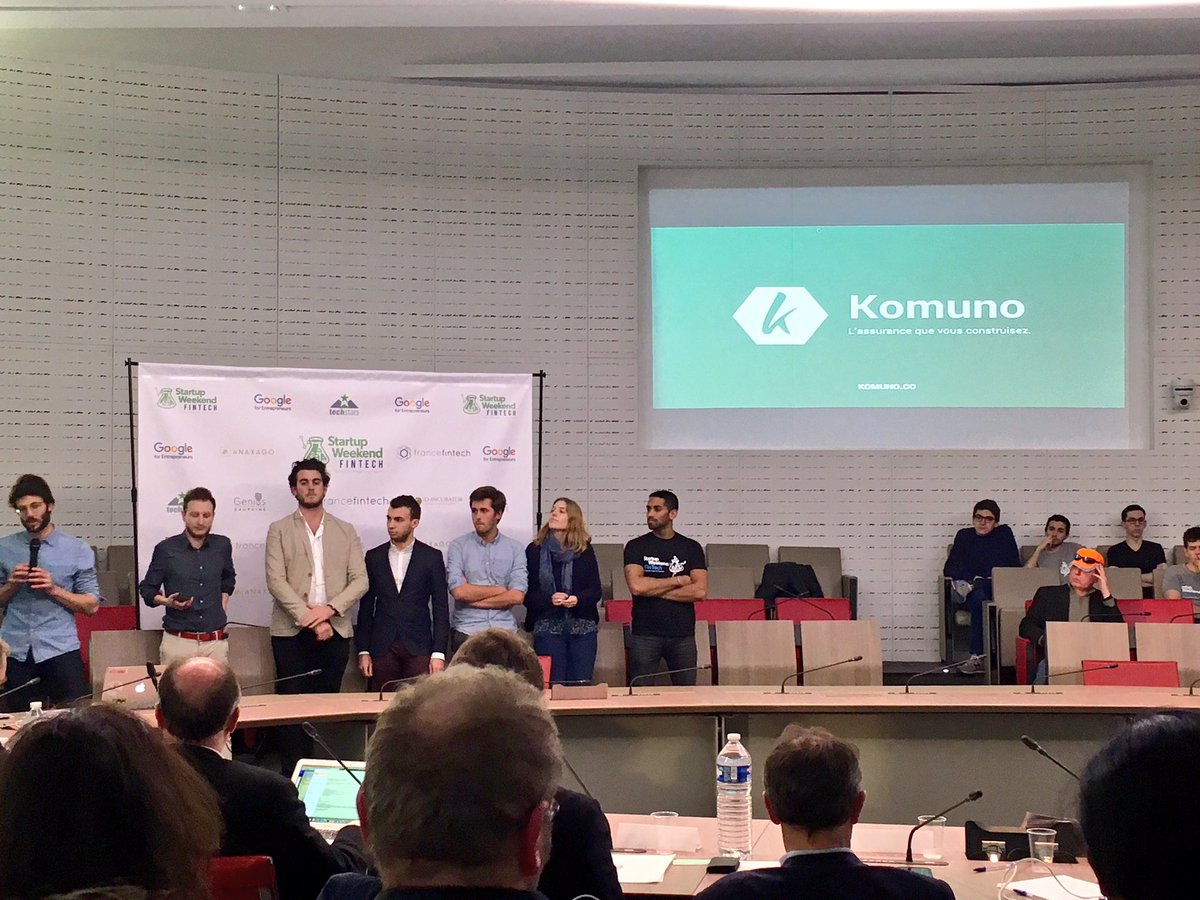 groupececca's tweet photo. Félicitations aux 3 gagnants #Metrix #Komuno #Billy du #StatupWeekend #SWFintech et Bravo à l'orga. @sweparis ! https://t.co/8Vk7TpokR0