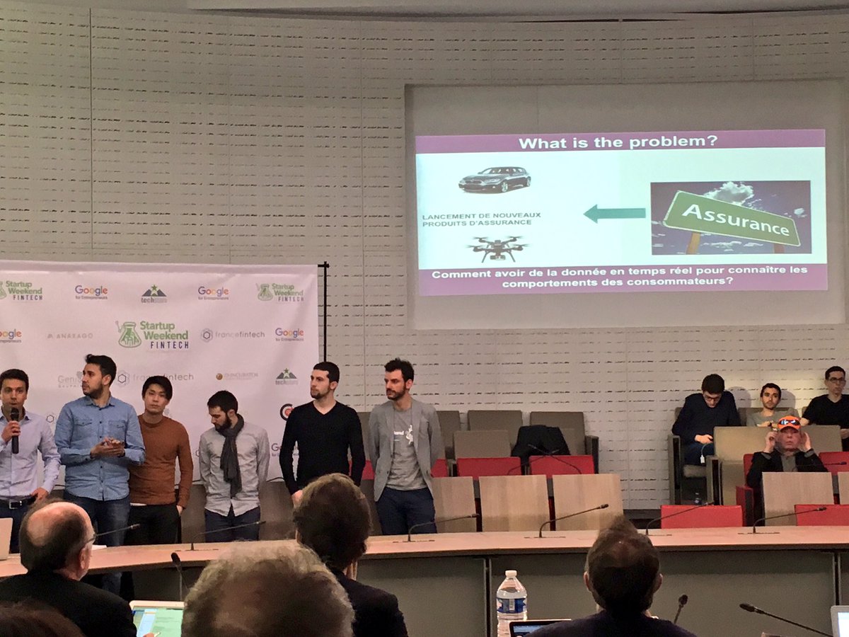groupececca's tweet photo. Félicitations aux 3 gagnants #Metrix #Komuno #Billy du #StatupWeekend #SWFintech et Bravo à l'orga. @sweparis ! https://t.co/8Vk7TpokR0