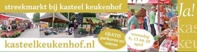 De lente hangt in de lucht! op de mooiste locatie van Zuid-Holland, Kasteel Keukenhof #Lisse. 6, 13 en 20 april.