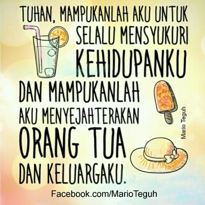 Katakanlah Aamiin atau Retweet, jika doa Senin pagi ini adalah doa Anda juga. Love you! ☺☺☺