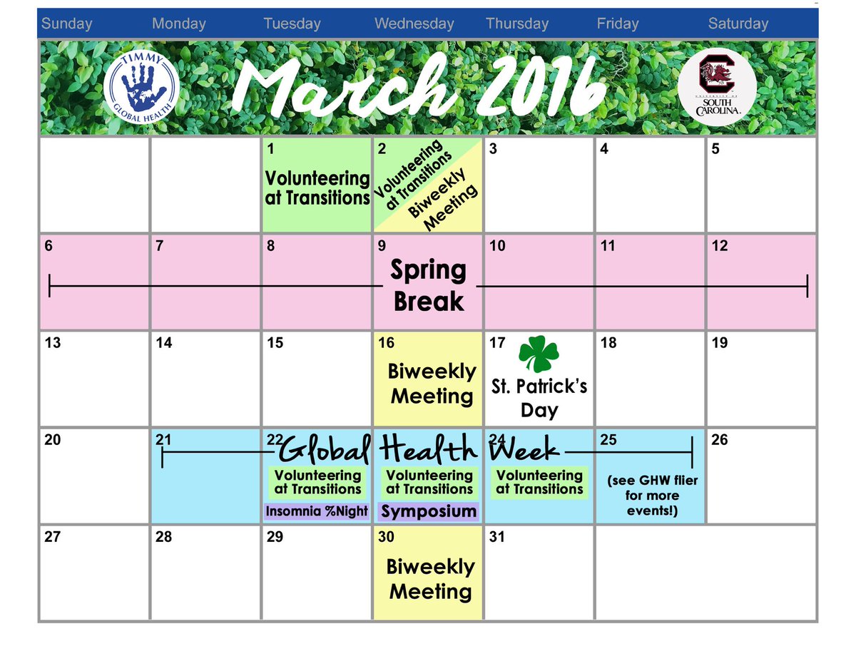 USCTimmy's tweet photo. Hope everyone had a lovely break! We are so pumped for this Weds' meeting to prep for Global Health Week! https://t.co/qJqe6CFju0