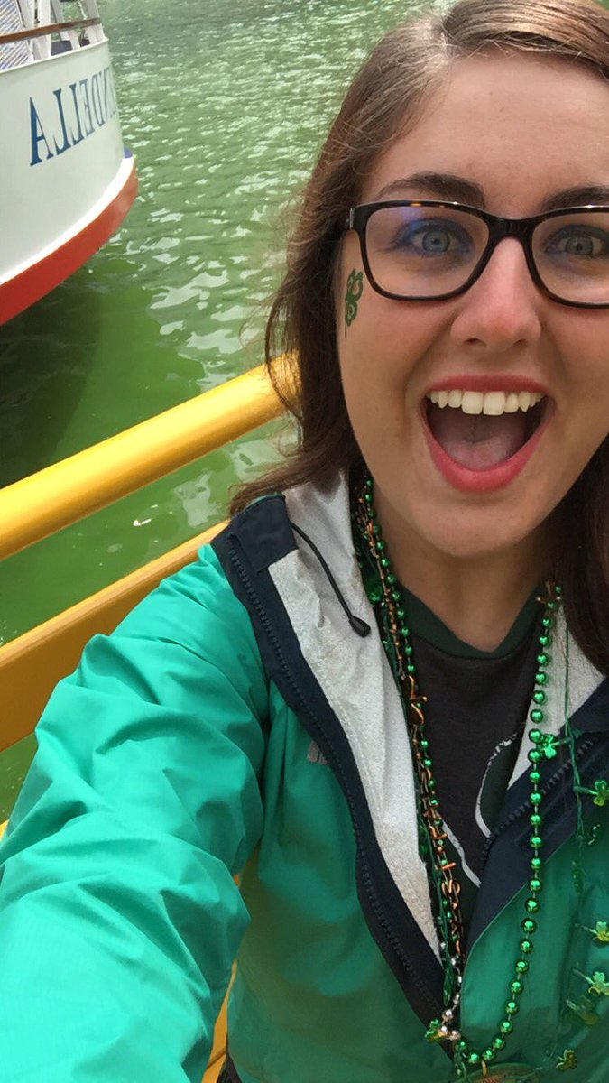 brittany_meow2's tweet photo. Chicago was a blast! #DyeTheRiver #StPattysDay #green https://t.co/2df1YIENCu