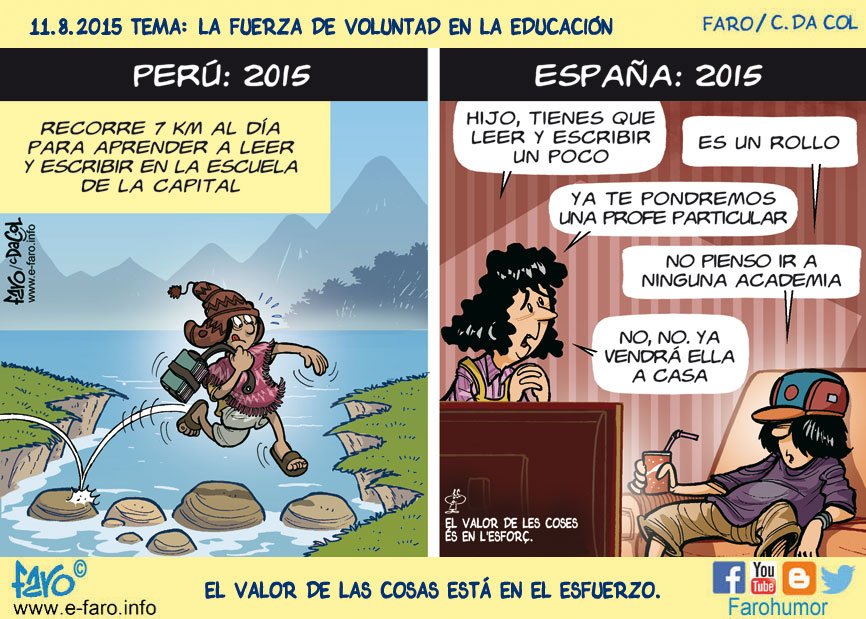 mejoraep's tweet photo. La fuerza de voluntad en la #educación. #viñeta https://t.co/FlxTiJcgh3
