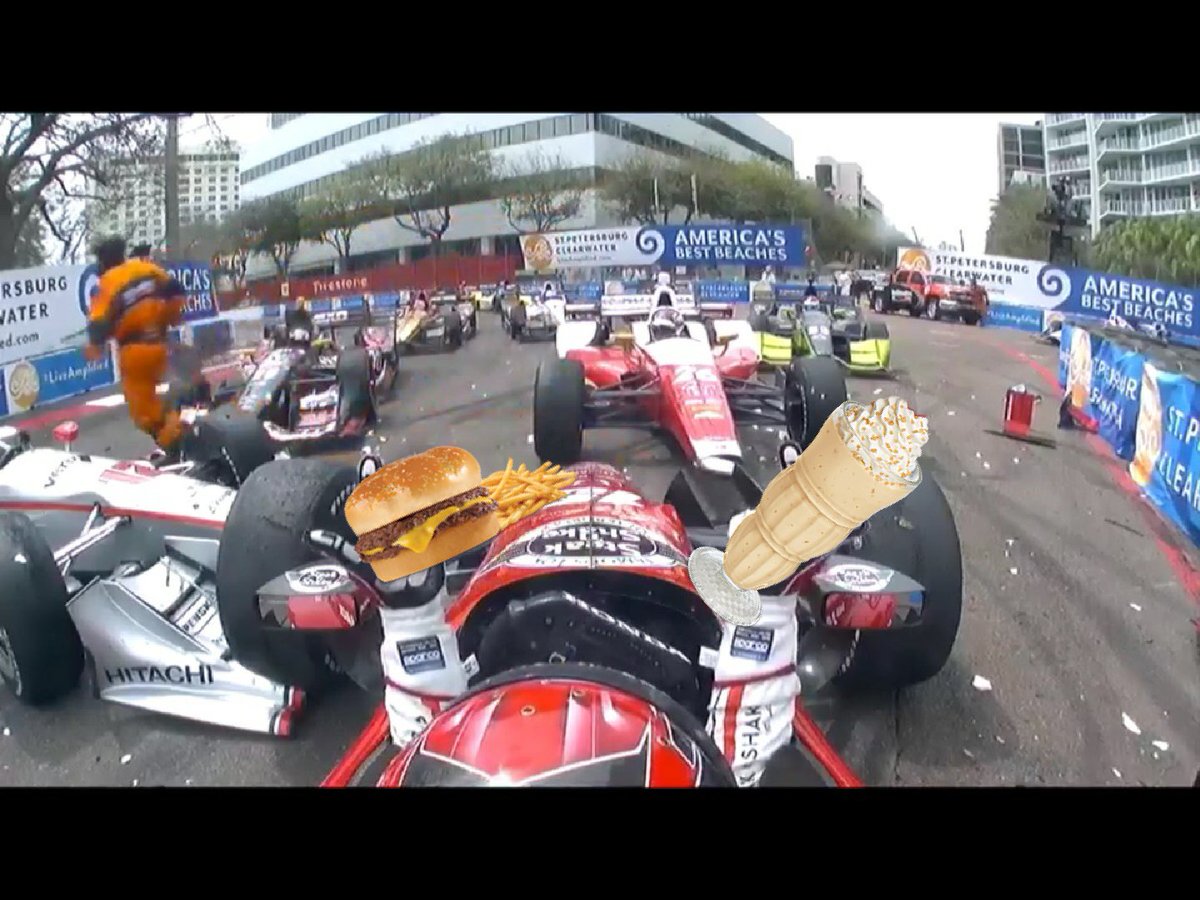 fauxWillPower's tweet image. .@GrahamRahal showing how to take sponsor activation to the next level at #FirestoneGP #IndyCar