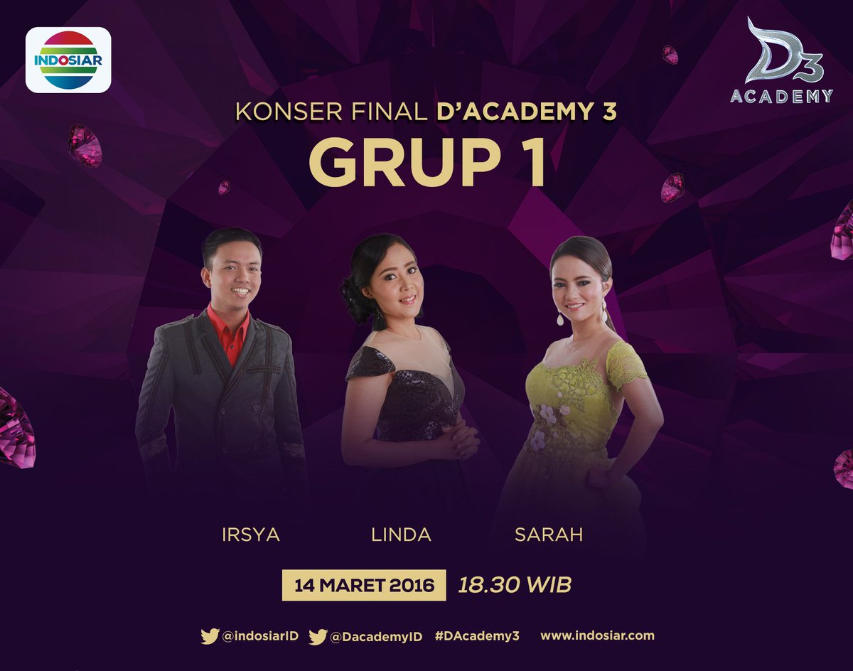 Indosiar's tweet photo. Dangduters, siapakah biduan yang lolos #DAcademy3 selanjutnya? Nantikan Konser Final Top 15 pkl 18.30 WIB https://t.co/xh6L9Euapd