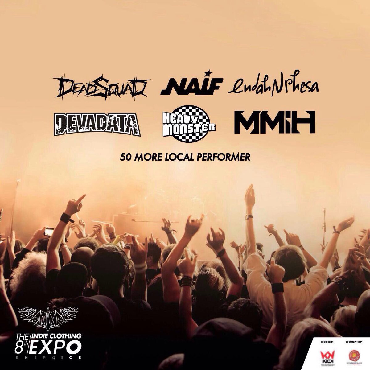 1-3 April ada <a href="/DEVADATA_HC/">DEVADATA OFFICIAL</a> <a href="/DEADSQUAD_Band/">DeadSquad Official</a> <a href="/Naifband/">NAIF</a> <a href="/heavymonsterska/">HEAVY MONSTER</a> <a href="/mmihofficial/">MY MOTHER IS HERO</a> <a href="/endahNrhesa/">Endah N Rhesa | endahnrhesa.tez</a> di <a href="/indiclothingxpo/">Indie Clothing Expo</a>