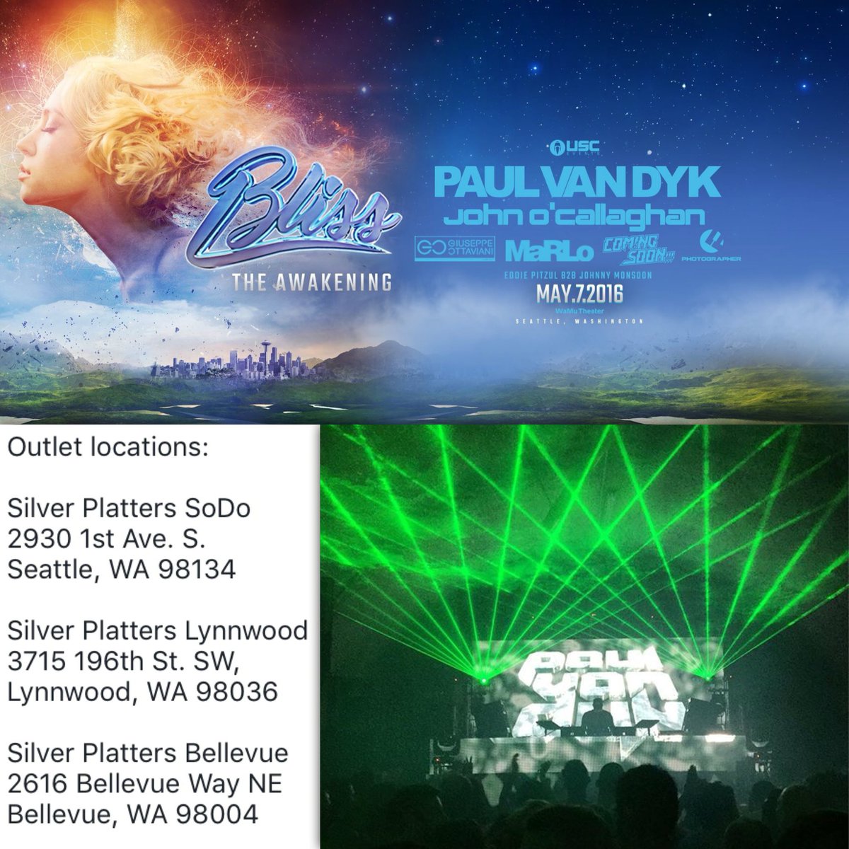 BonjourLindsayy's tweet photo. #SeattleTranceFam come together on this!! 😌 Tickets on sale tomorrow 3/14 @ 10am &amp; start at $45 @uscevents https://t.co/XrClYZsRYM