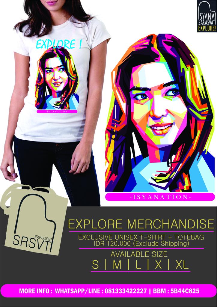 atishapasha's tweet photo. [EXPLORE] Pre Order Limited T-Shirt &amp; Totebag @IsyanationJKT @Isyanation_Bdg . #WPAP design. Retweet get 10% disc. https://t.co/ar2zeghg3f