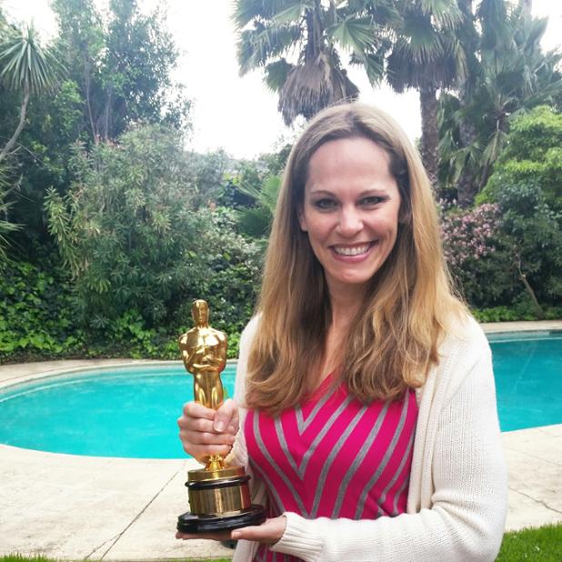 Holding my 1st #oscar. Man is  it heavy!  #academyawards #actorslife #actress #celebrity #greatness #success<a href="/tag/oscar"class="tags">#oscar</a><a href="/tag/academyawards"class="tags">#academyawards</a><a href="/tag/actress"class="tags"><span>#actress</span></a><a href="/tag/happy"class="tags"><span>#happy</span></a><a href="/tag/success"class="tags"><span>#success</span></a><a href="/tag/celebrity"class="tags"><span>#celebrity</span></a><a href="/tag/actorslife"class="tags"><span>#actorslife</span></a>