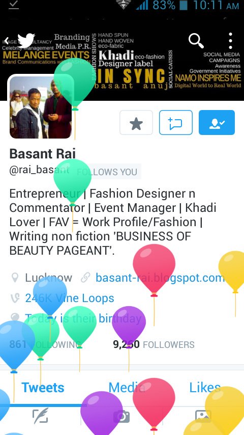 IPrabhakarSP's tweet photo. Happy wala Birthday basant da @rai_basant .. jai ho.. isi tarah #Namoinspireme ko aage badate chalo... jai ho.. https://t.co/tSXqiJHGUa