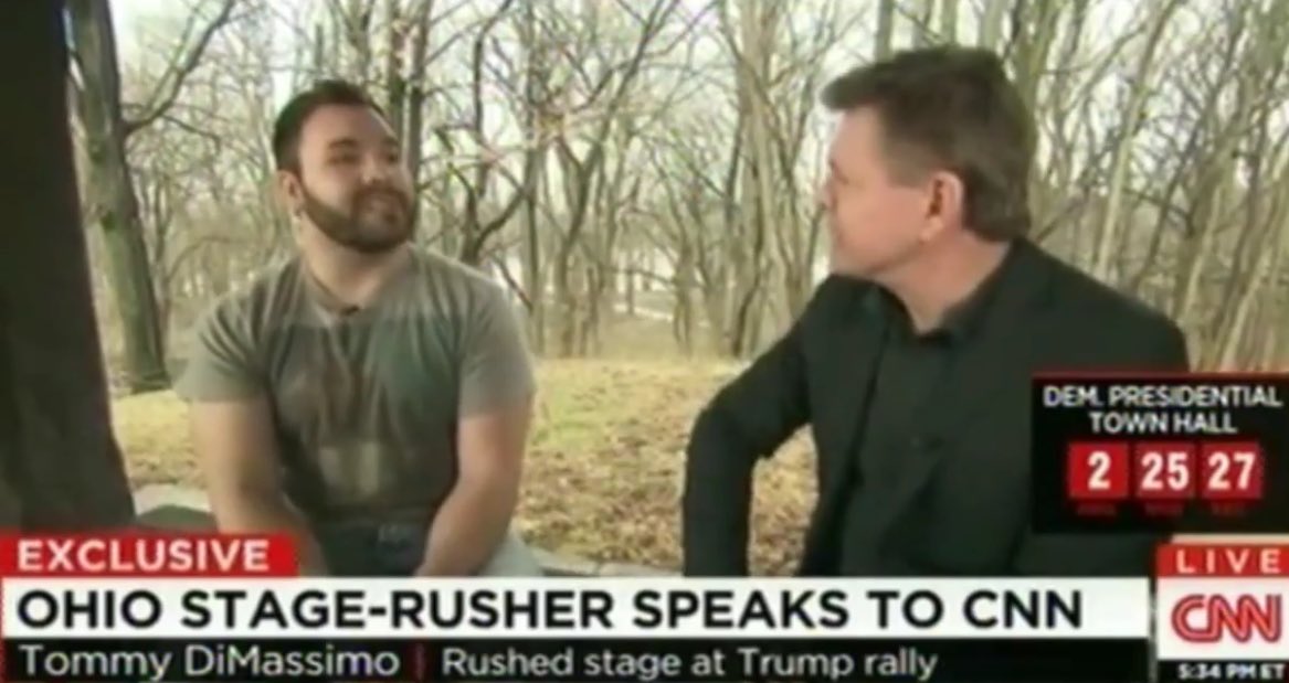 CNN gives Trump rusher an interview 