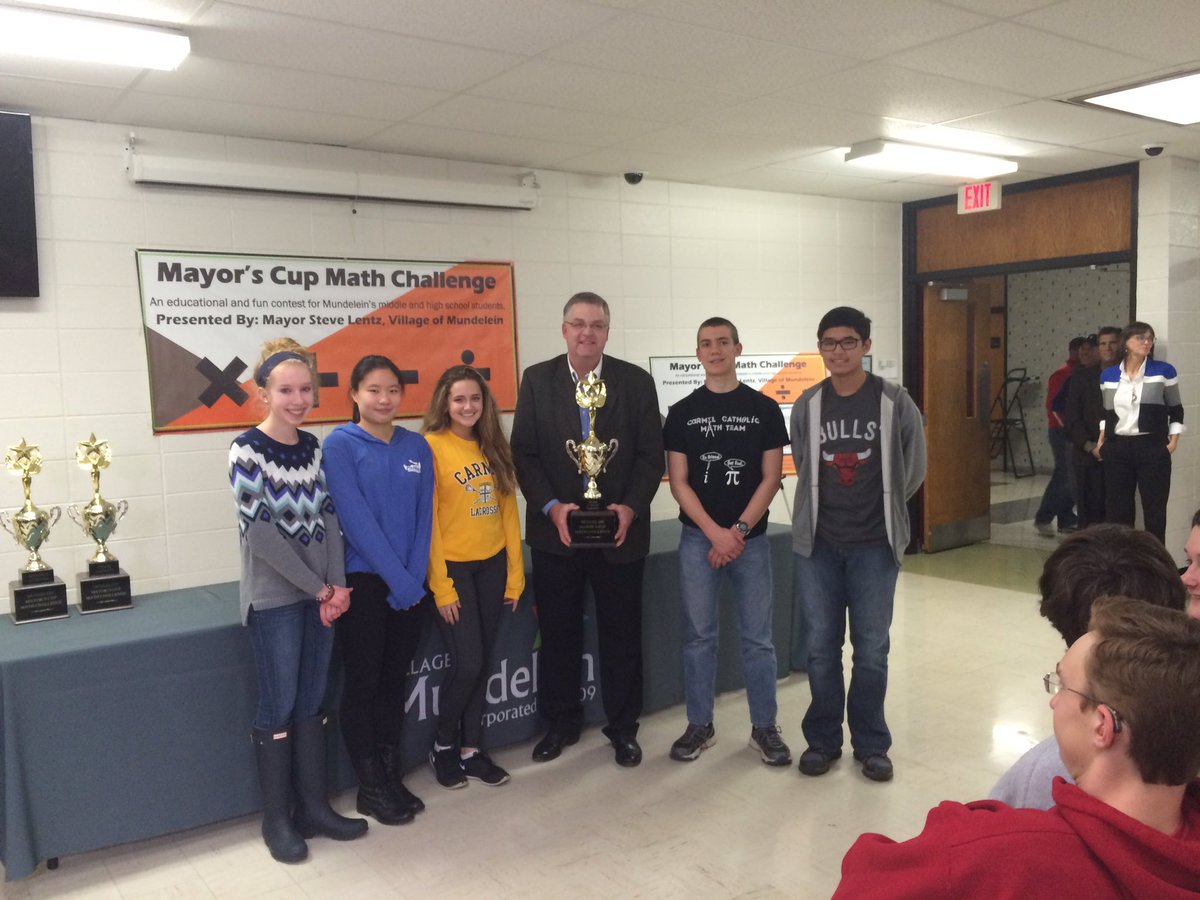 teachpav's tweet photo. Congrats JV team Trophy winner at Mundelein Mayors Math Challenge @GoCCcorsairs https://t.co/Vr8lH48BJa