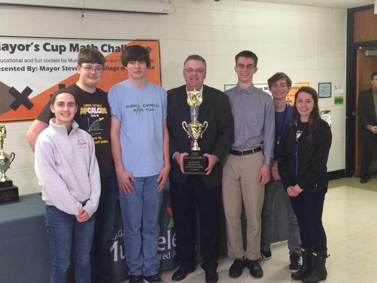 teachpav's tweet photo. Congrats Varsity Team winners at Mundelein Mayors Math Challenge @GoCCcorsairs https://t.co/5zlQ80oJB3