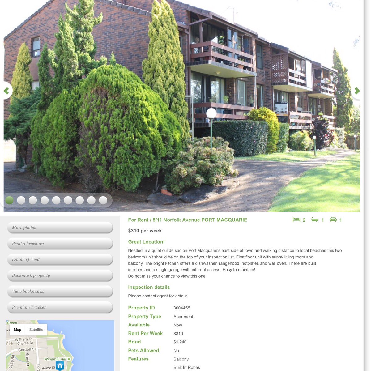 AllRoundTeam's tweet image. FOR LEASE! Great breeze from private balcony, great sized rooms, built in robes $310 per week @Port_Macquarie