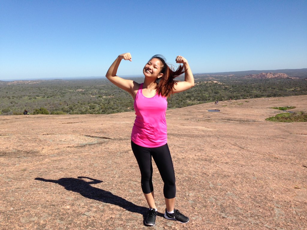 beatrizrar13's tweet photo. Messing around in God's massive playgroundπ #imsotiny #EnchantedRock https://t.co/H1M80KAVrm