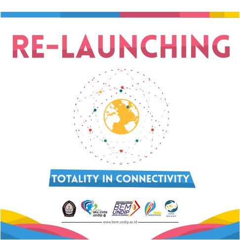 BEMUndip_Humas's tweet photo. [Re-Launching]
OA Twitter Bidang Hubungan Masyarakat BEM Undip 2016
Visi yang kami bawa :
Totality In Connectivity https://t.co/5JUVTXaiF2