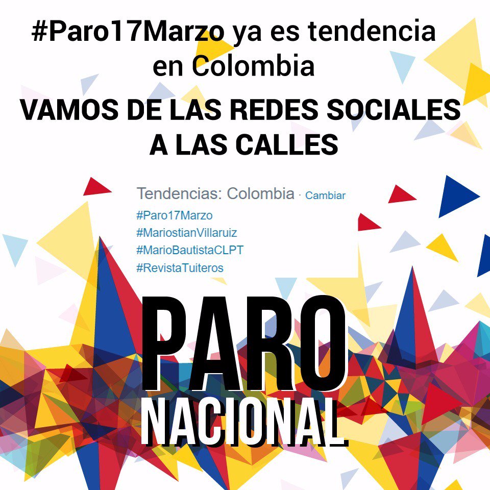 De las redes a las calles. ¡Vamos todos! #Paro17deMarzo