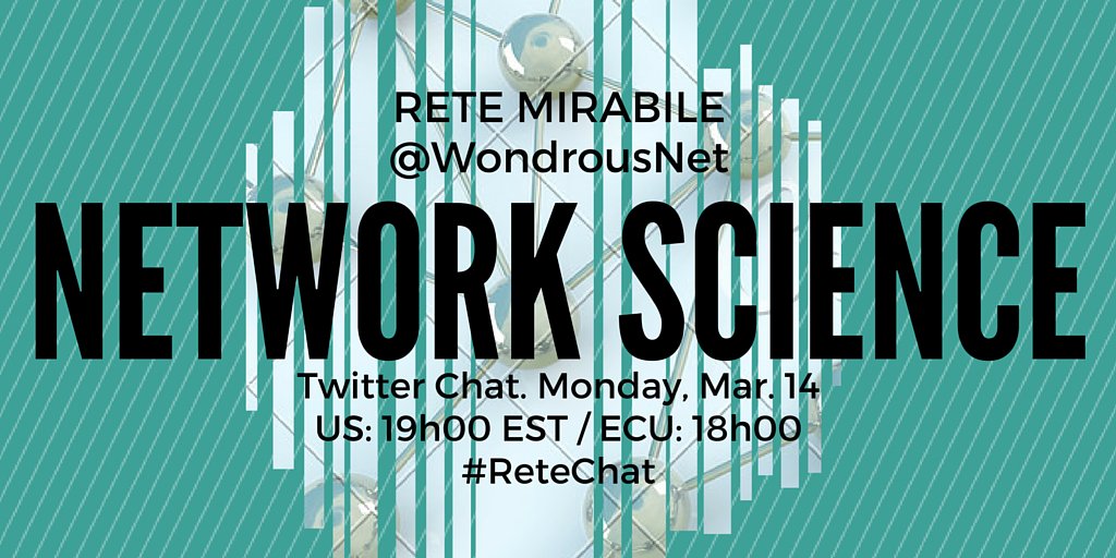 WondrousNet's tweet photo. From social networks to #Epidemics and consumer behavior, #Networks are more present than we imagine! #ReteChat https://t.co/P0IzPMSdMo