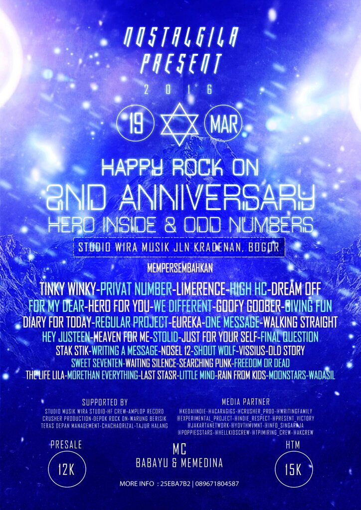 Hallo guys! Sabtu 19 maret ini kita main di acara 2nd Anniversary @ODDNUMBERS_ &amp; <a href="/hero_inside/">BORNOVA ESCORT HOUSE</a> . see you there😉