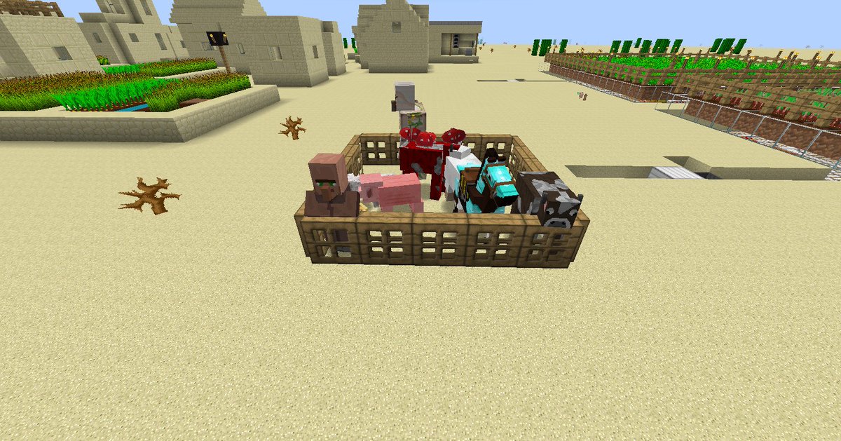 TheRealLiowen's tweet image. @impulseSV interesting use or trapdoors, villagers cannot leave nor can most mobs. Maybe an idea for #DisplayModels