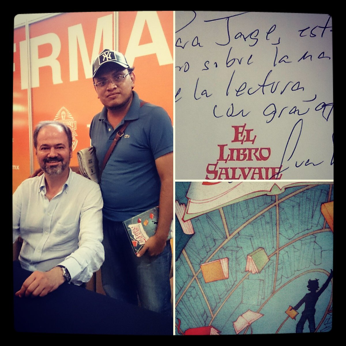 AdictoALibros's tweet photo. Cuán @JuanVilloro56 y su Libro Salvaje Gran Autor ¡Felicidades por tu reconocimiento!  @FILEYmx #SoyFiley https://t.co/yC3T3L4UXY