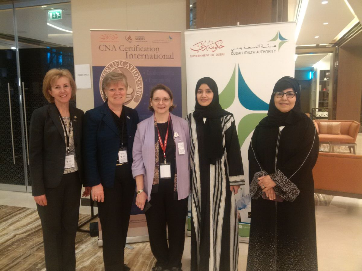 canadanurses's tweet photo. CNA & @DHA_Dubai make history as 248 nurses become the first international writers of our certification exam. https://t.co/IuahQIITkh