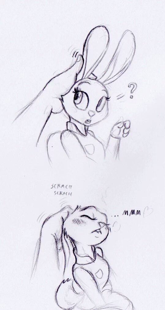 LewdHoppsZPD's tweet photo. "This is the reason only Nick is allowed to touch my ears..." https://t.co/De30nCR4NN