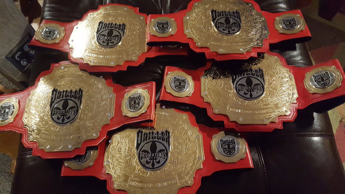 ignitefights's tweet photo. Some hardware ready for its rightful owners come Saturday night in Austin. #ATT8 https://t.co/kK1T48SYbo