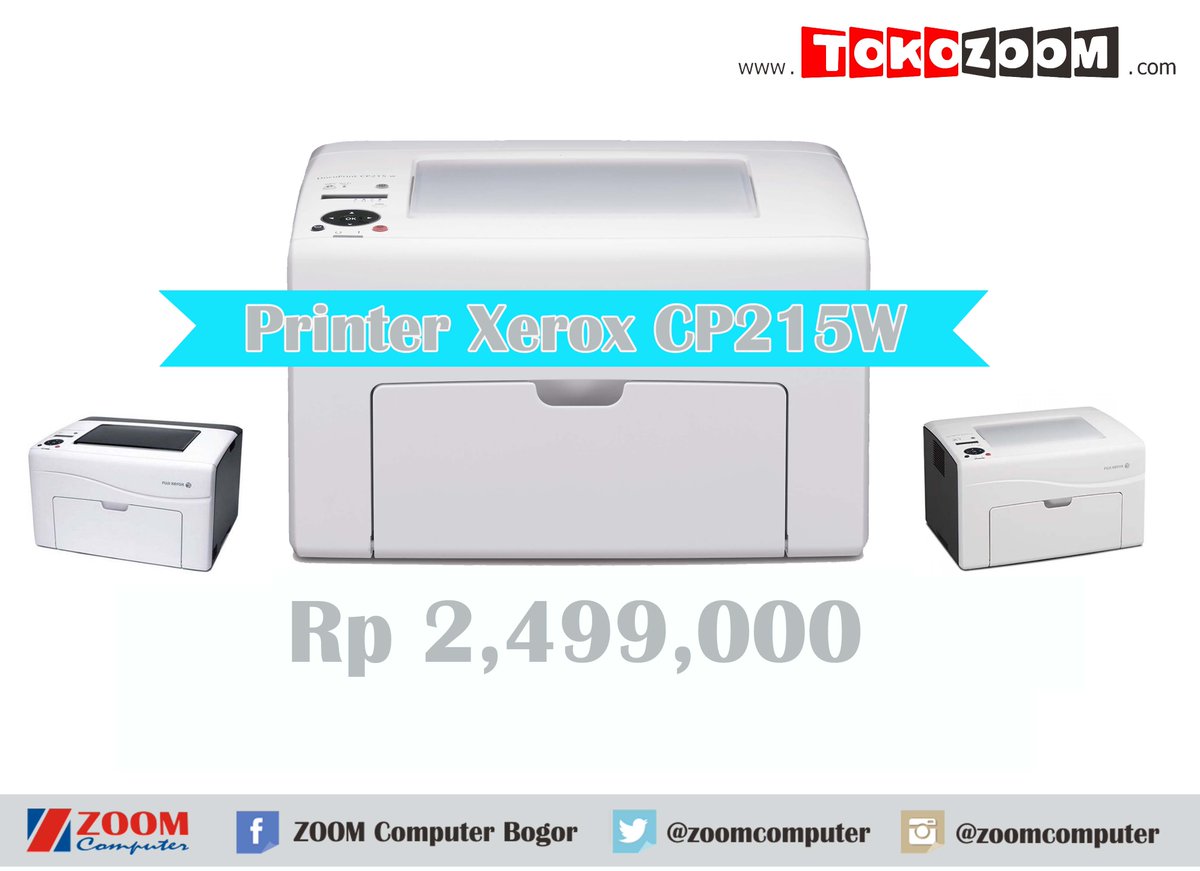 zoomcomputer's tweet photo. Printer XEROX CP215W 
cuma Rp 2.499.000 
cek di https://t.co/eVzenYaDSX https://t.co/ySdgZJwLJ6