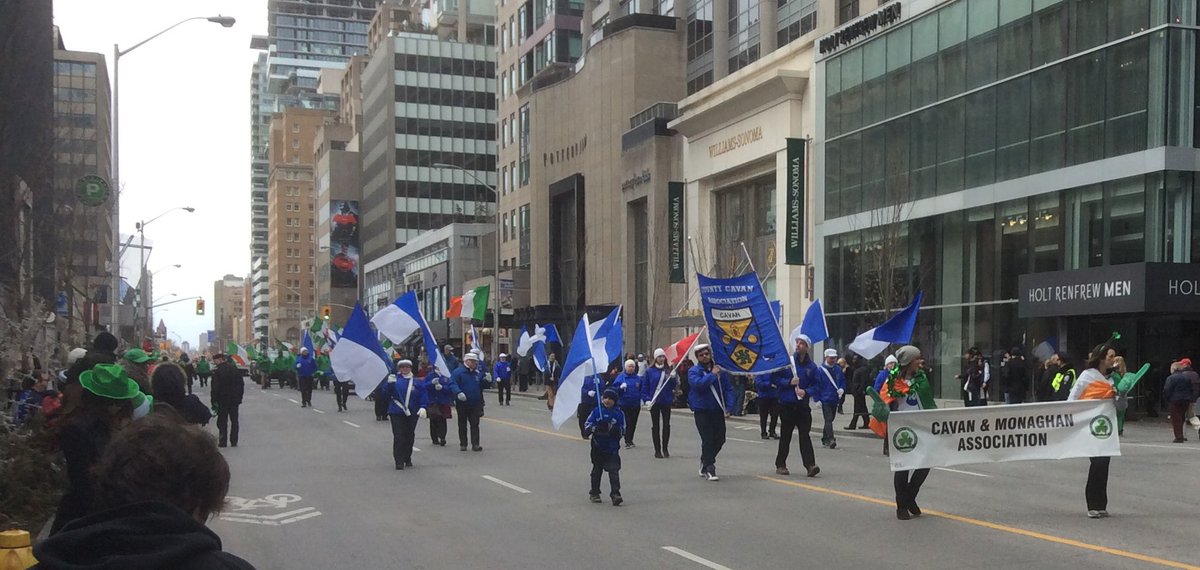 cavanagh_danny's tweet photo. Proud Irish revellers marched down Bloor in today's #StPatricksDayParade.
@StPatricksTO @BloorYorkville #Toronto https://t.co/7Bnh05upYH