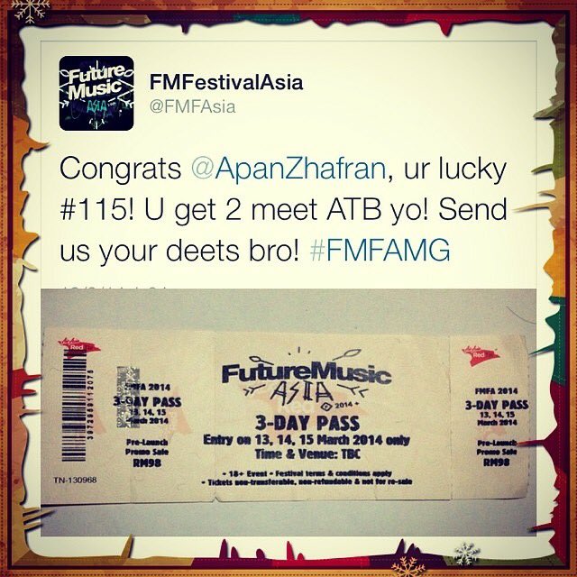 apanzhafran's tweet photo. @Twt_Rave sad memories won m&g but #fmfa 3rd day got canceled so didnt managed to see my idol @atbandre π’ #asot650my https://t.co/wIODzlVKMB