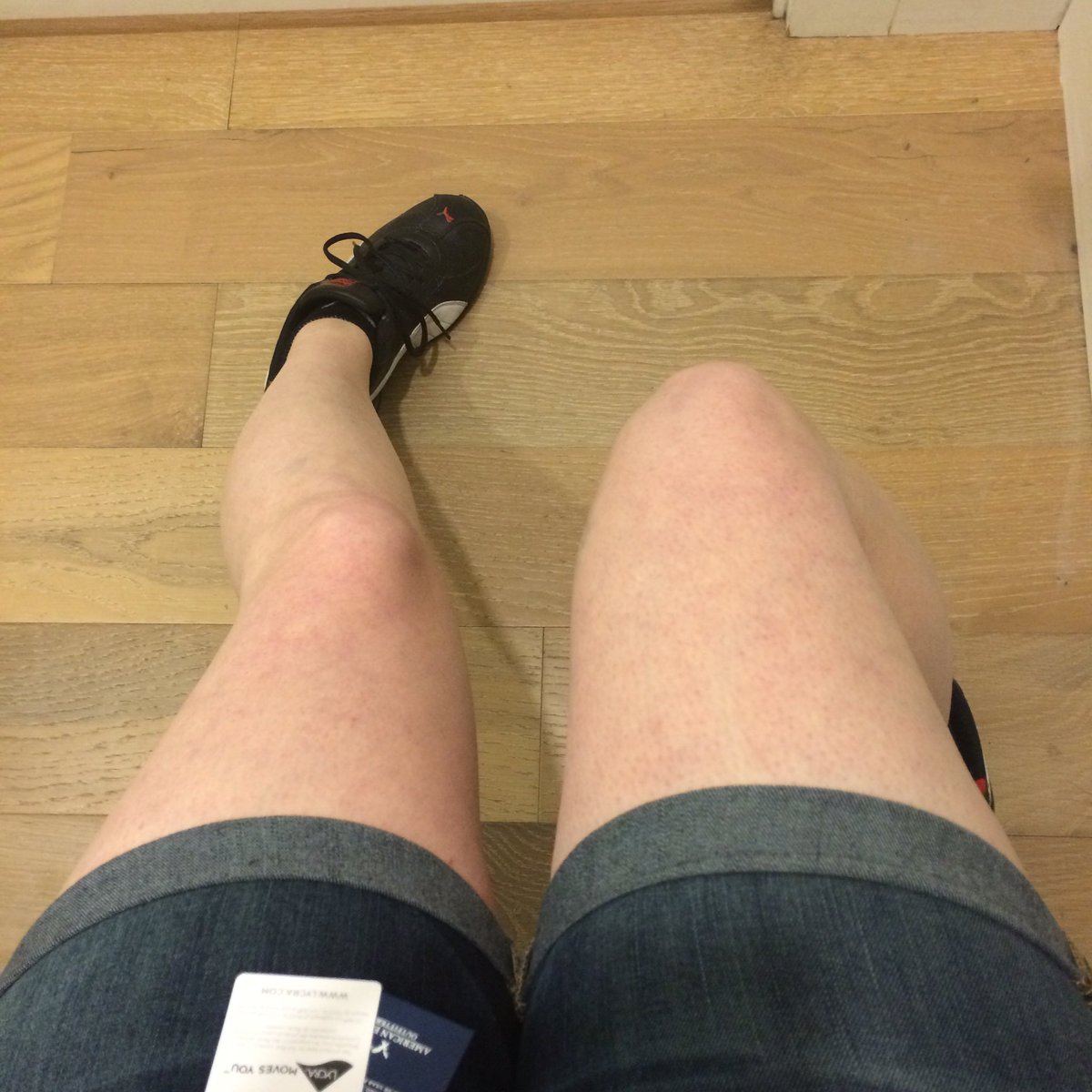 Girls_Not_Gray's tweet photo. Thanks @AEO. Finally got enough confidence to wear girls shorts for first time in 10 years. #AEOSHORTSCONTEST https://t.co/WT3VP4q0RC