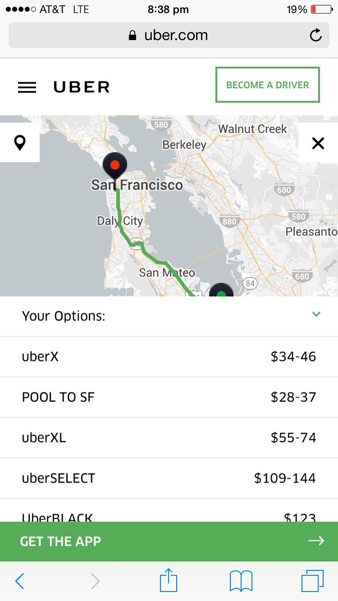 Yogiebubble's tweet photo. @Uber I requested an uber pool at $20 and the co-rider and I got charged $88.44 each. Please fix this. https://t.co/gVEh95IiQJ