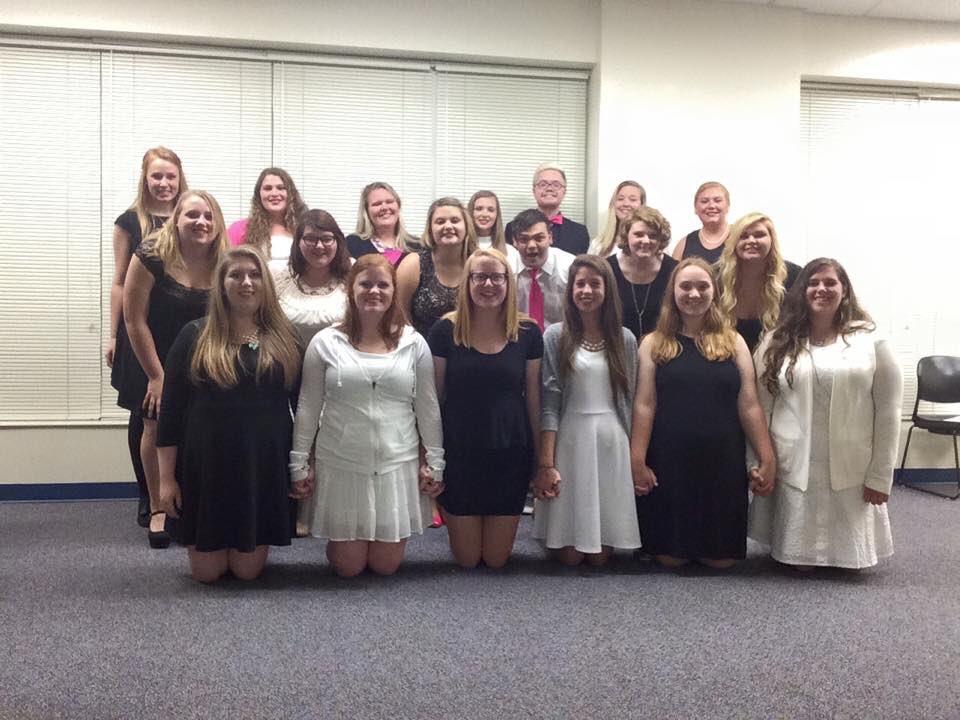 Just wanted to share an updated picture! 2015-2016 Chi Mu Delta members ☺️☺️☺️