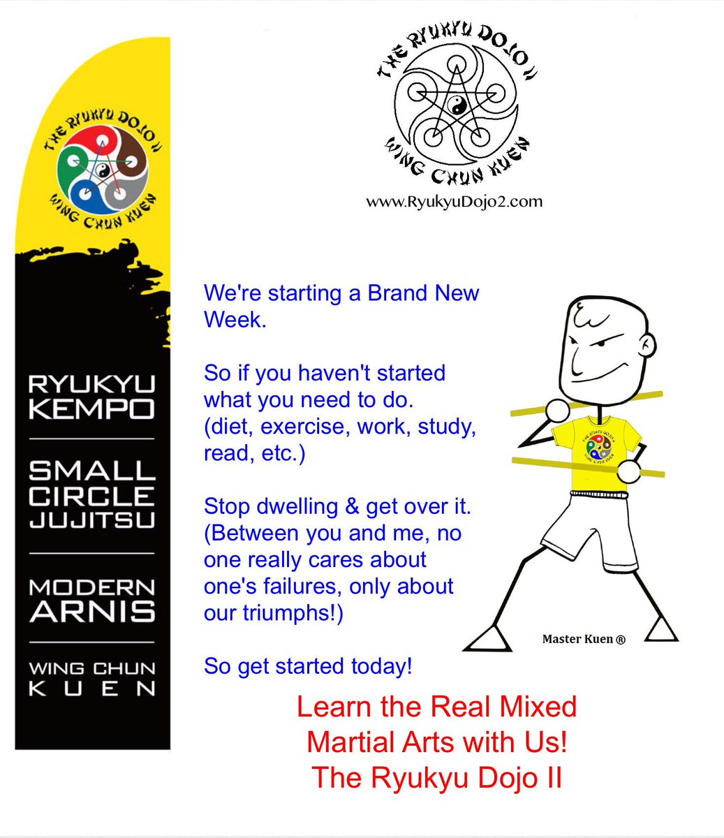 RyukyuDojo2's tweet image. Learn the Real Mixed Martial Arts with Us!
#RyukyuKempo
#SmallCircleJujitsu
#ModernArnis
#Judo
#WingChunKuen