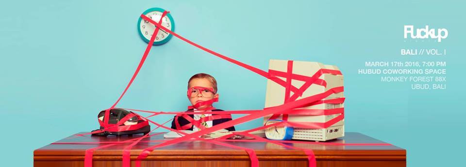 Celebrate your #fuckups! This Thursday, <a href="/hubudbali/">Hubud</a> is bringing <a href="/FuckupNight/">Fuckup Nights</a> to #Bali! bit.ly/1pidEiO