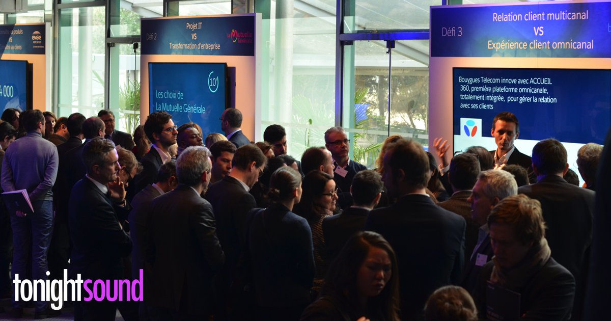 tonightsound's tweet photo. #sonorisation #video #deco Service Cloud Excellence au #PavillonGabriel #salesforcelive https://t.co/ubARU1dwHw https://t.co/RbiyoaJ86x
