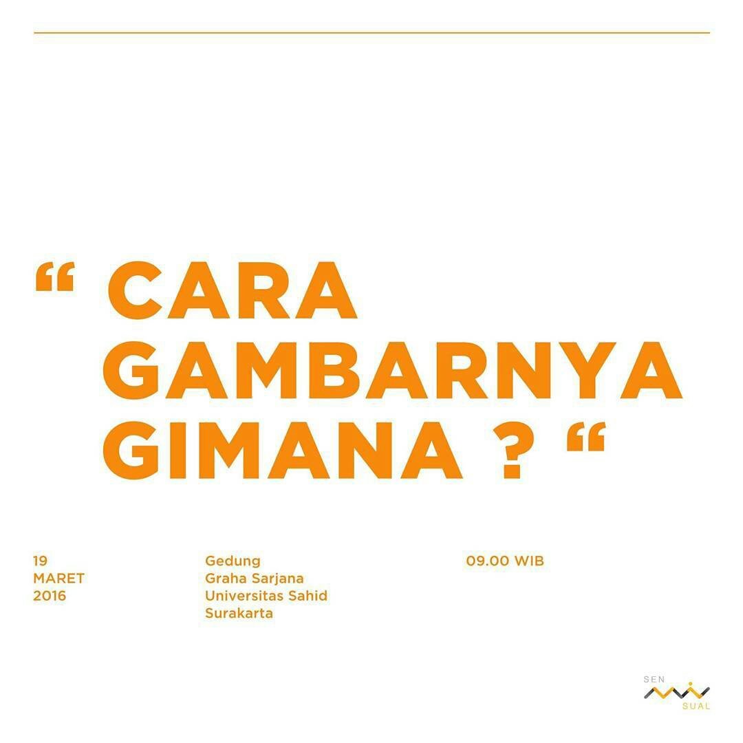 senvisual_'s tweet image. CARA 
GAMBARNYA
GIMANA? | 19 Maret |Universitas Sahid Surakarta| Pendaftaran masih dibuka hub:
08989059192 (Fakhrin)