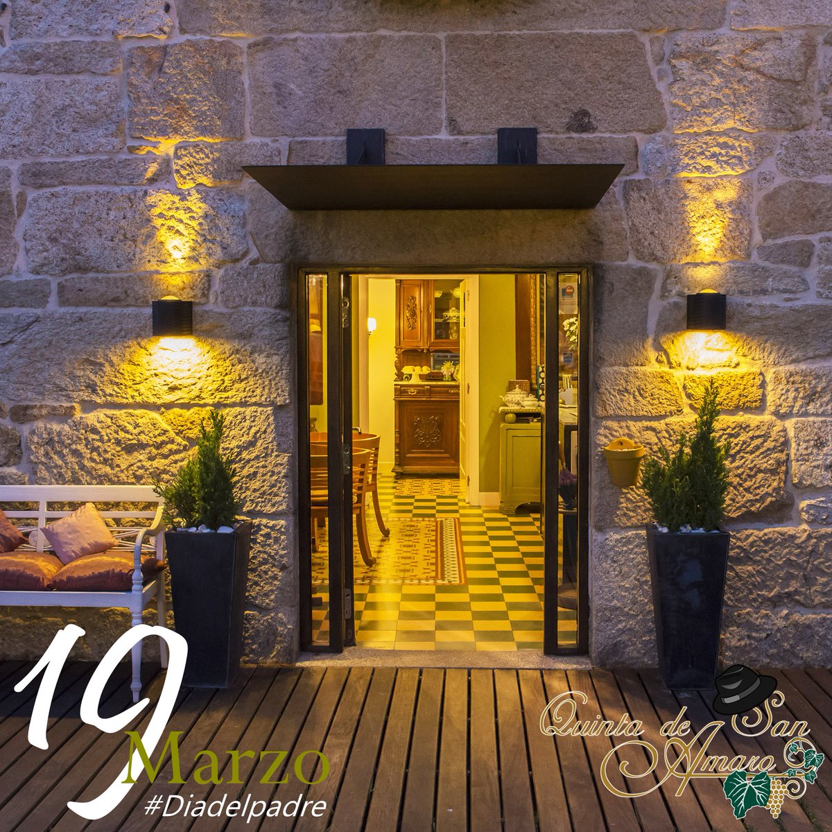 Celebra el #DiadelPadre en un entorno único ...entre viñedos - @quintadesanamaro quintadesanamaro.com/es/paquetes-re…