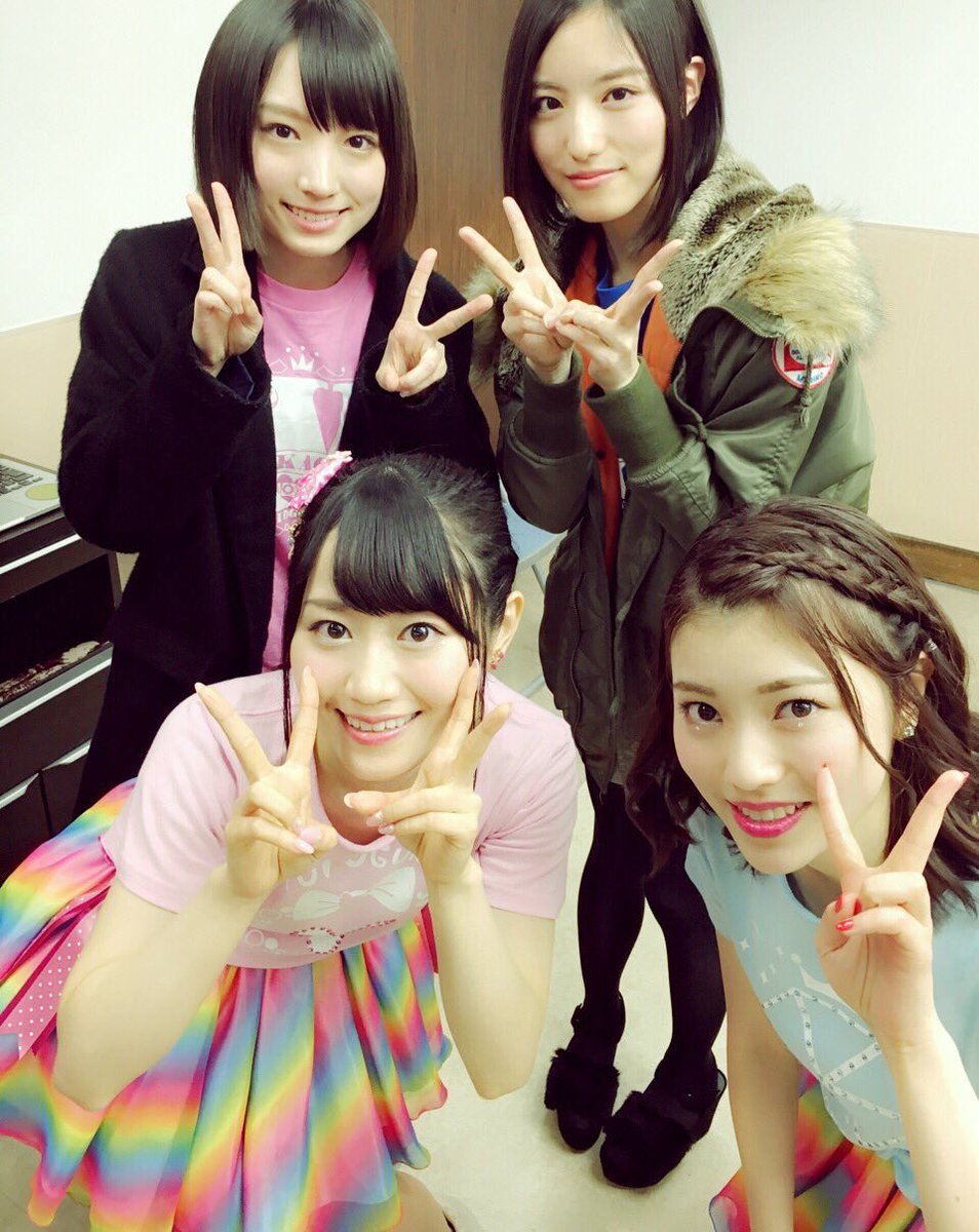 にゃんにゃん あいことば A Twitteren ゆいかおり武道館で Rainbow Canary ゆいかおり Nmb48 井尻晏菜 太田夢莉 Hkt48 山田麻莉奈 T Co F0cknnf4ea