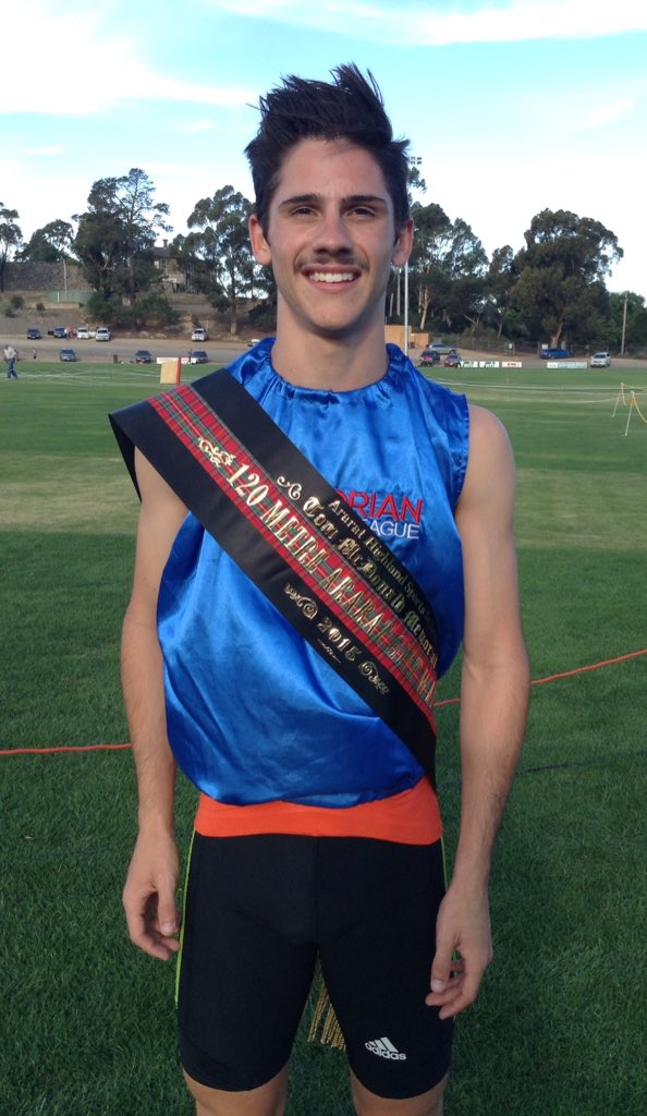 VicAthLeague's tweet photo. Ararat Gift 120m Open - Won by Matt Rizzo. 2nd Kevin Brittain, 3rd Cam Dunbar. Full results coming soon #AraratGift https://t.co/yyKIEKiEcZ