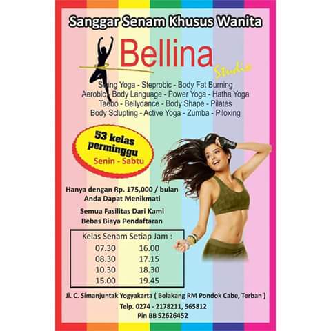 Bellina_Studio's tweet photo. #sanggarsenam khusus #wanita di #jogja 175rb/bln bisa ikut 200an kls sepuasnyaa ^^ Hanya di @Bellina_Studio https://t.co/u5HVDMTIWj