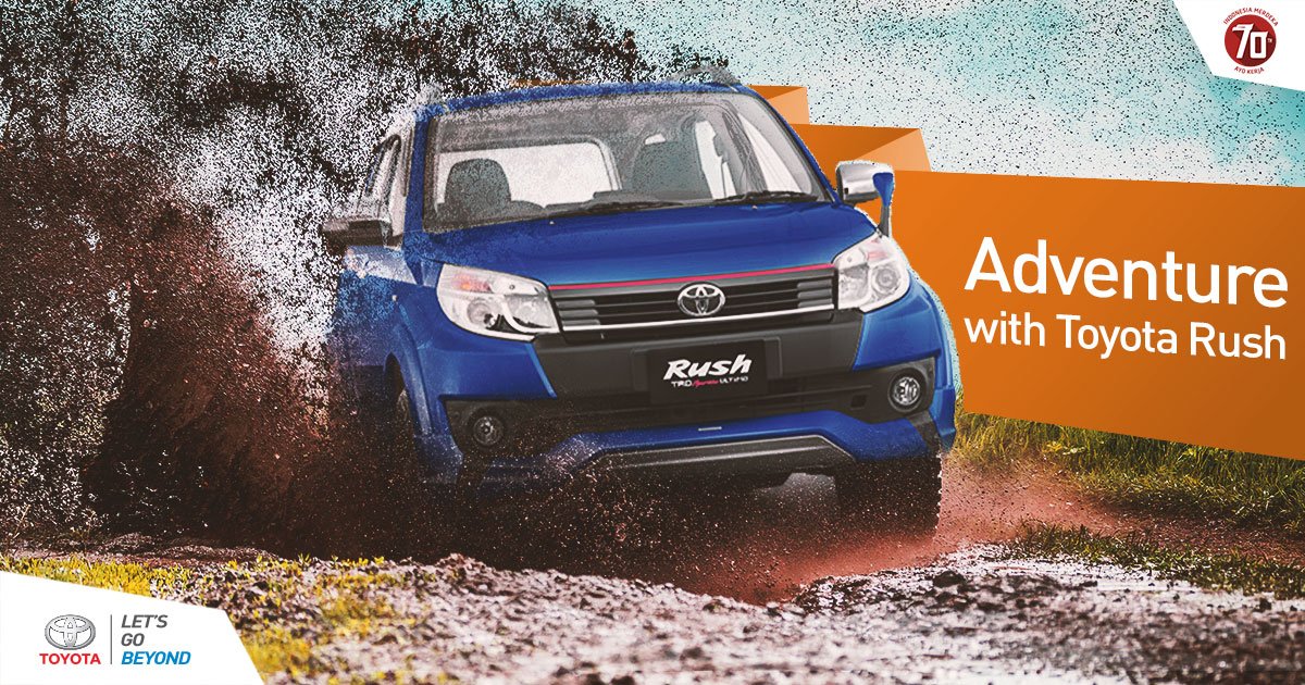 ToyotaID's tweet photo. Bertualang ke daerah offroad oke juga nih, Friends. Apalagi bareng Toyota #RushUltimo7! https://t.co/5YnWPfX1DT https://t.co/nwoNbLqIDu