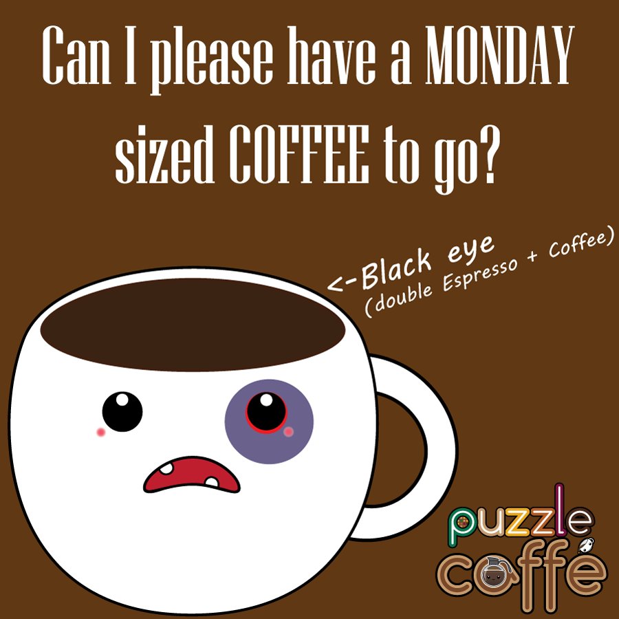 puzzlecaffe's tweet photo. Can I please have a #Monday sized #Coffee to go?

#PuzzleCaffe
Download now: https://t.co/ndBf1AZ1Pv https://t.co/qqALf9zmap