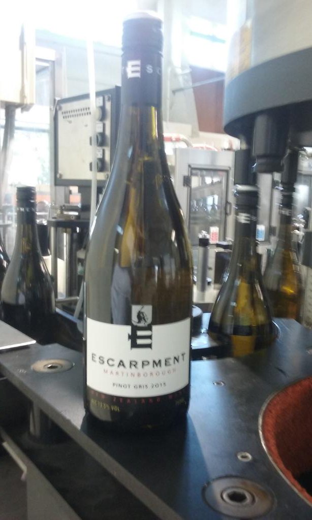 HuwKinch's tweet photo. Bottled 2015 Riesling, Pinot Blanc &amp; Pinot Gris today. All beautifully textured barrel fermented wines. #Escarpment https://t.co/Ez0fiXzGeP