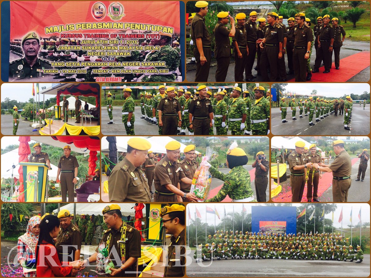 alex_umrs's tweet photo. Majlis Perasmian Penutupan Kursus TOT Jurulatih Siri 1/2016 Jab. Sukarelawan Malaysia (RELA) @RELA_Sarawak 14.03.16 https://t.co/6qXN6i5bGN