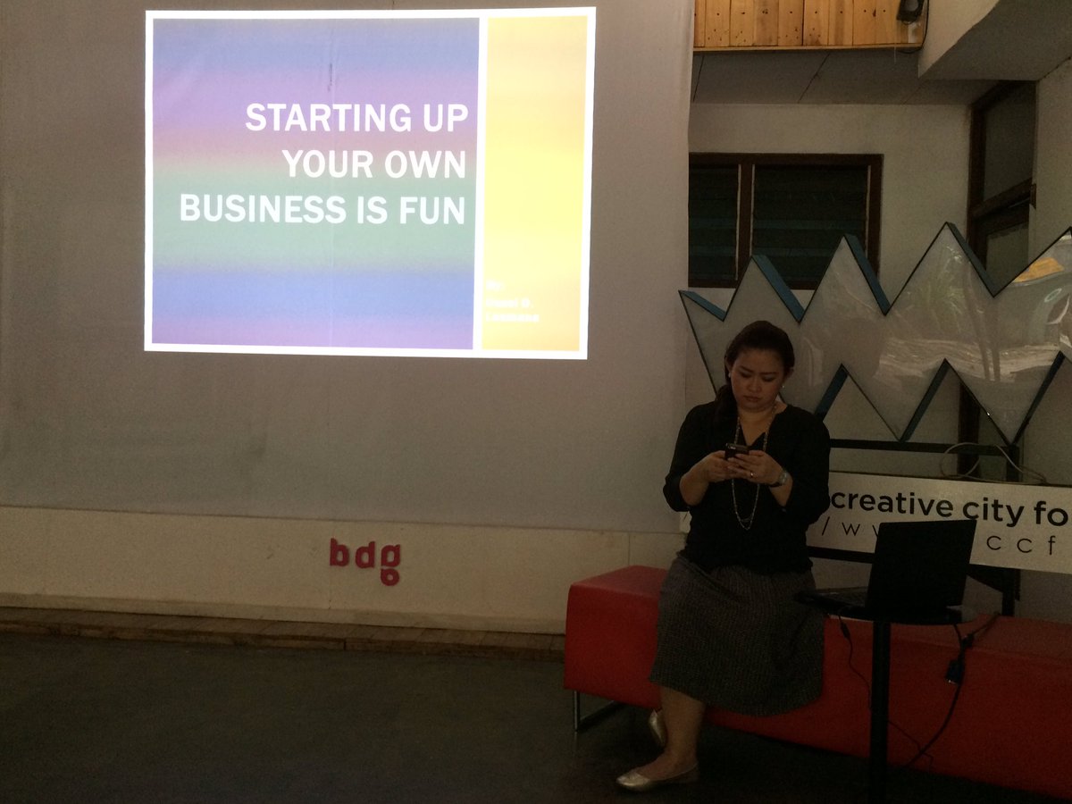 NOWWW!!! CEO of <a href="/kinantiwedding/">kinantiwedding</a> shares about "Starting Up Your Own Business is Fun" at <a href="/BCCF_bdg/">BCCF</a> 😉