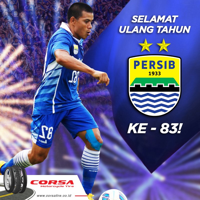 Trimakasih atas dukunganya kpd PERSIB, hingga saat ini menginjak usia 83 thn. Smoga PERSIB semakin solid &amp; tangguh!